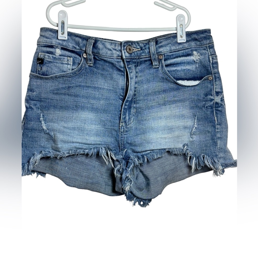 Kancan Jean Shorts Distressed Short Size 7/27 Preppy Beach Resortwear
